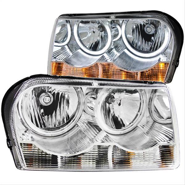 Anzo Chrome Headlights with CCFL Halos 05-10 Chrysler 300